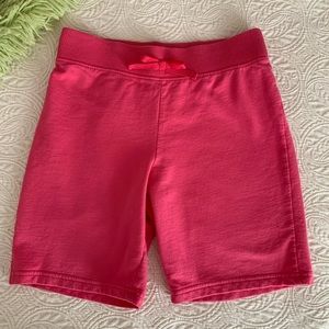 Circo Shorts Bermuda Stretchy Waist Cotton Sweats Bow Pink Girls Size L 10-12